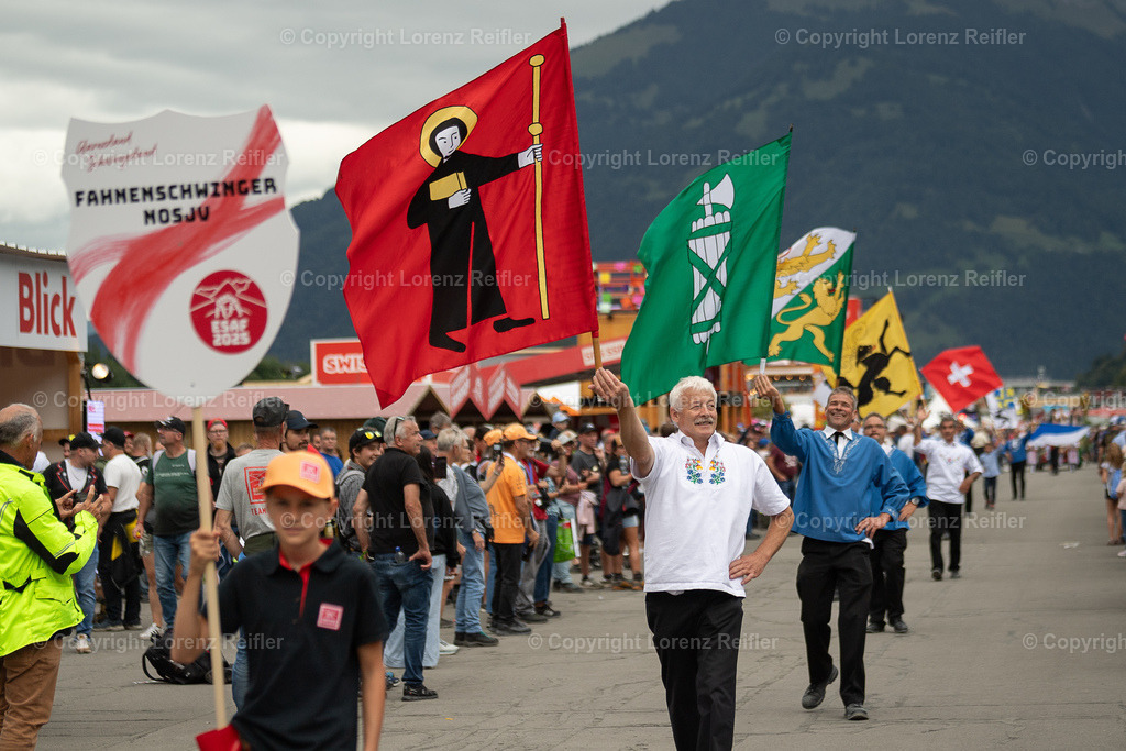 Schwingen -  ESAF Freitag Festumzug 2025 | Mollis, 29.8.25, Schwingen - ESAF Freitag Festumzug.