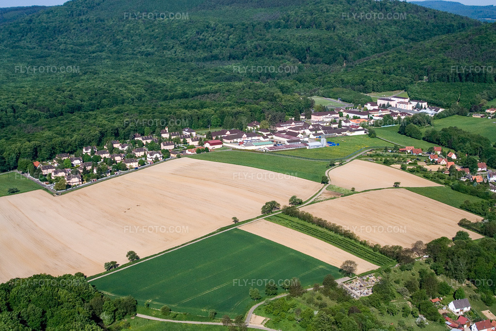 Aerial view: Birlenbach in Drachenbronn-Birlenbach in the state Bas-Rhin, France.Photo: IMG_10805.jpg taken on 05/12/2008 by Werner Riehm/FLY-FOTO.comResolution of the original: 3456 x 2304 px