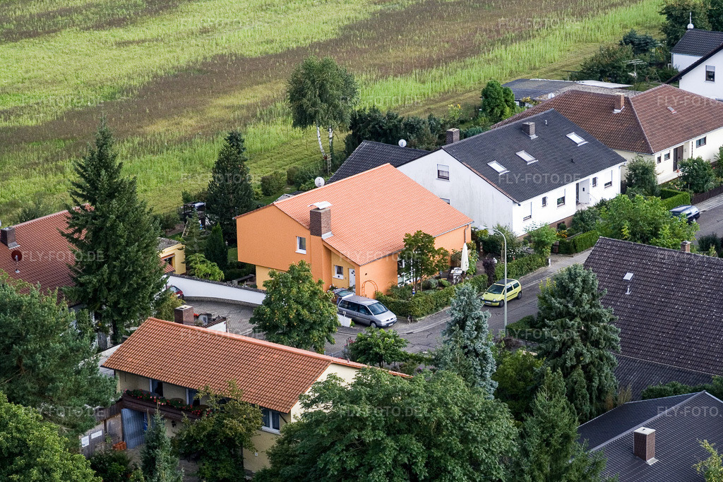 Luftbild: Waldstr in Erlenbach bei Kandel im Bundesland Rheinland-Pfalz in Deutschland. Foto: IMG_7709.jpg vom 02.09.2007 durch Werner Riehm/FLY-FOTO.de
