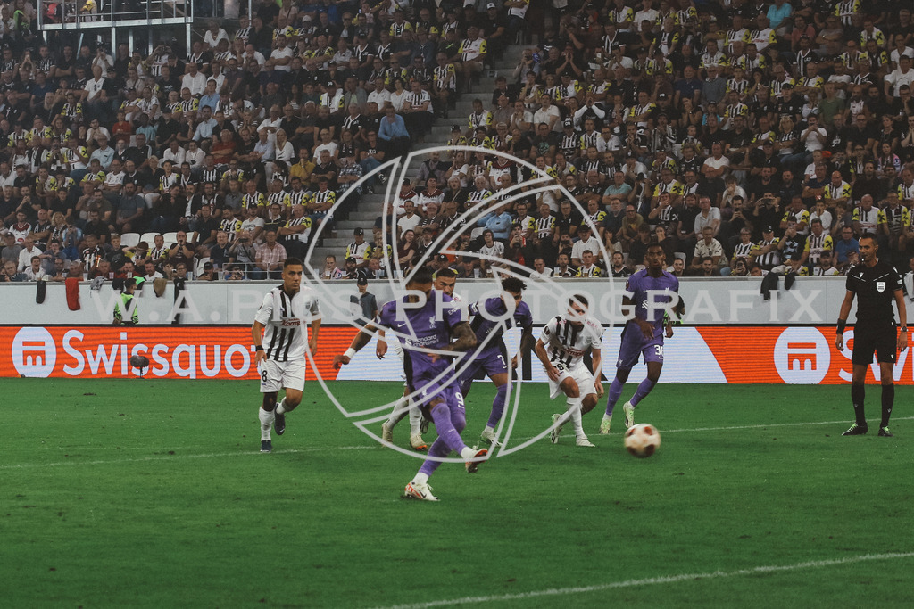 LASK Linz - FC Liverpool | LINZ,AUSTRIA,21.SEPT.23 - UEFA Europa League, LASK Linz - FC Liverpool, Image shows: Darwin Nunez (Liverpool FC).
Photo: Sportmediapics.com/ Andreas Willdoner