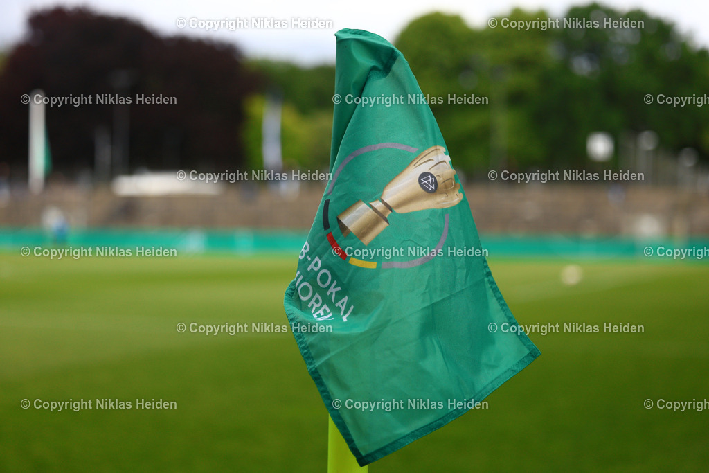 NH_SVWerderBremenU19_KarlsruherSCU19_JuniorenDFBPokal_23052025 | Im Karl-Liebknecht-Stadion in Babelsberg findet das DFB-Pokalfinale der A-Junioren zwischen dem SV Werder Bremen U19 und dem Karlsruher SC U19 statt.Fußball I Junioren I DFB-Pokal I Saison 2024-2025 I Finale I SV Werder Bremen U19 - Karlsruher SC U19 I 23.05.2025 I Karl-Liebknecht-Stadion
