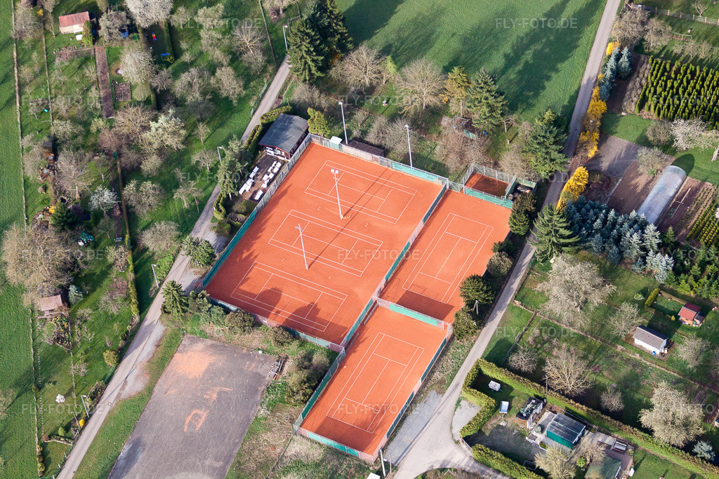 Luftbild: Stammheim, SC am Wald, Tennisanlage Grand Slam Sportanlage Emerholzweg im Ortsteil Stammheim in Stuttgart im Bundesland Baden-Württemberg in Deutschland. Foto: IMG_39310.jpg vom 03.04.2011 durch Werner Riehm/FLY-FOTO.de