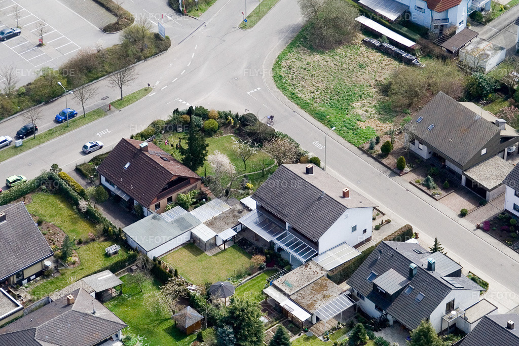 Luftbild: Robert-Koch-Straße in Kandel im Bundesland Rheinland-Pfalz in Deutschland. Foto: IMG_10316.jpg vom 08.04.2008 durch Werner Riehm/FLY-FOTO.de