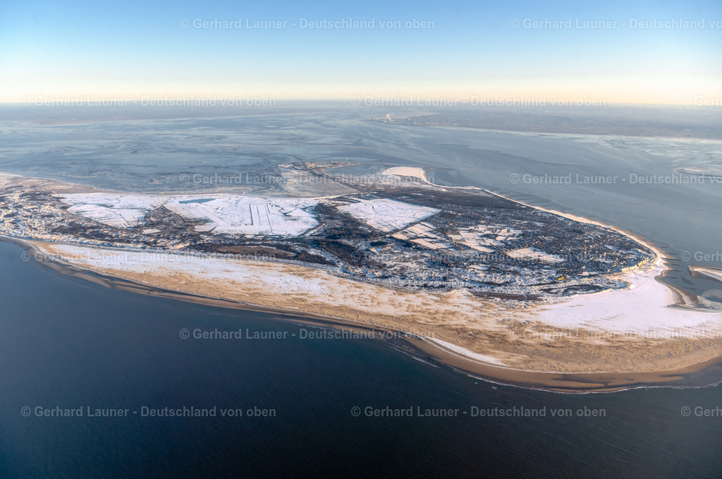 4044127 | winterliches Borkum, Nationalpark Niedersächsisches Wattenmeer