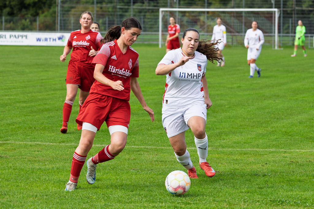 HÄRFCH_250914_7179 | FC Härtsfeld 03 vs. 1.FC Heidenheim 1846 II, Fußball, Frauen, Bezirksliga, 2025/2026, 1. Spieltag, 14.09.2025 in Dischingen(Foto: Michael Bulling) - Realisiert mit Pictrs.com