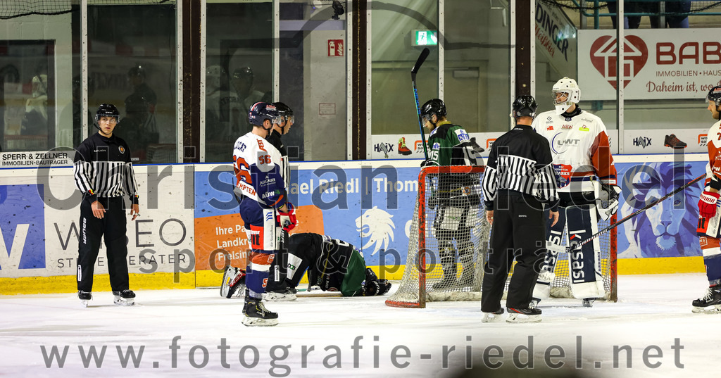 2022-10-23_041_TSV_Erding_gegen_ESC_Kempten | Erding, Deutschland, 23.10.2022:
Eishockey, Bayernliga 2022 / 2023, 7. Spieltag, TSV Erding gegen ESC Kempten, Endergebnis: 

Foto: Christian Riedel / fotografie-riedel.net
