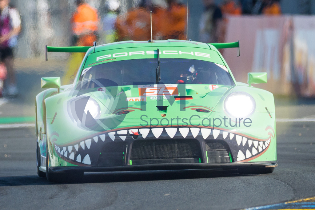 Trainproduction-20230607-1088 | LE MANS,FRANCE,07.Jun.23 - MOTORSPORTS - WEC, FIA World Endurance Championships, 24 Hours of Le Mans, Circuit de la Sarthe, qualifying. Image shows PJ Hyett (USA), Gunnar Jannette (USA) and Matteo Cairoli (ITA/ Project 1-AO). Photo: Trainproduction / Matthias Trinkl