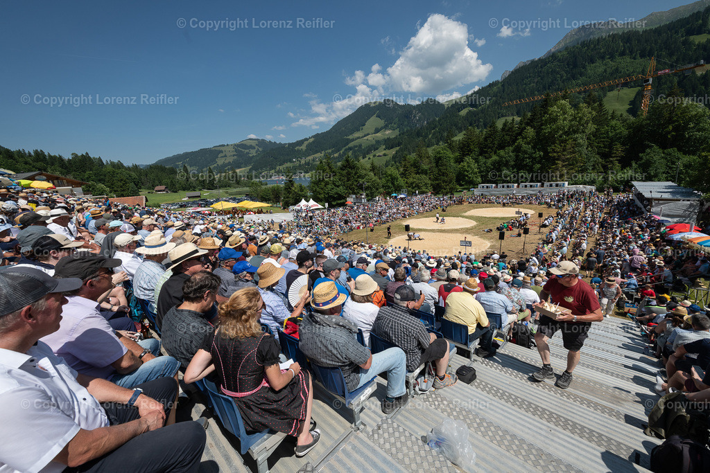 Schwingen -  Schwarzseeschwinget 2025 | Schwarzsee, 22.6.25, Schwingen - Schwarzseeschwinget.