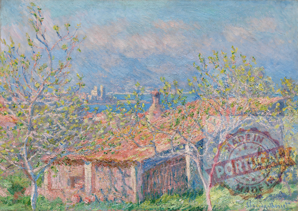 Gardener's House at Antibes (1888) by Claude Monet. Original from The Cleveland Museum of Art. Digitally enhanced by rawpixel. | Gardener's House at Antibes (1888) by Claude Monet. Original from The Cleveland Museum of Art. Digitally enhanced by rawpixel. - Realized with Pictrs.com