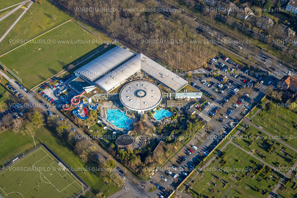 Hamm240305152 | Luftbild, Maximare Erlebnistherme Bad Hamm GmbH Erlebnisbad, Freibad und Wasserrutsche und Schwimmbad, Mitte, Hamm, Ruhrgebiet, Nordrhein-Westfalen, Deutschland