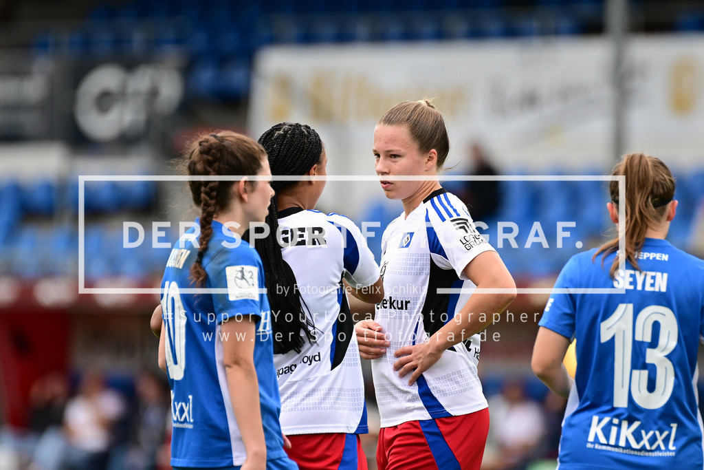 Fußball I Frauen I Saison 2024-2025 I 2. Bundesliga I 26. Spieltag I SV Meppen - Hamburger SV I 013492 | Der Sportfotograf. - Realized with Pictrs.com