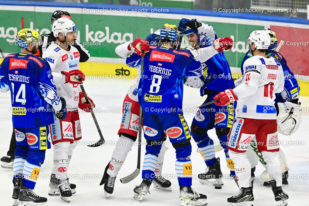 EC IDM Wärmepumpen VSV vs. EC KAC 7.3.2023 | #84 Desjardins Andrew, #27 Hundertpfund Thomas, #8 Rebernig Maximilian, #52 Rivett-Mattinen Nicolas, Faustkampf