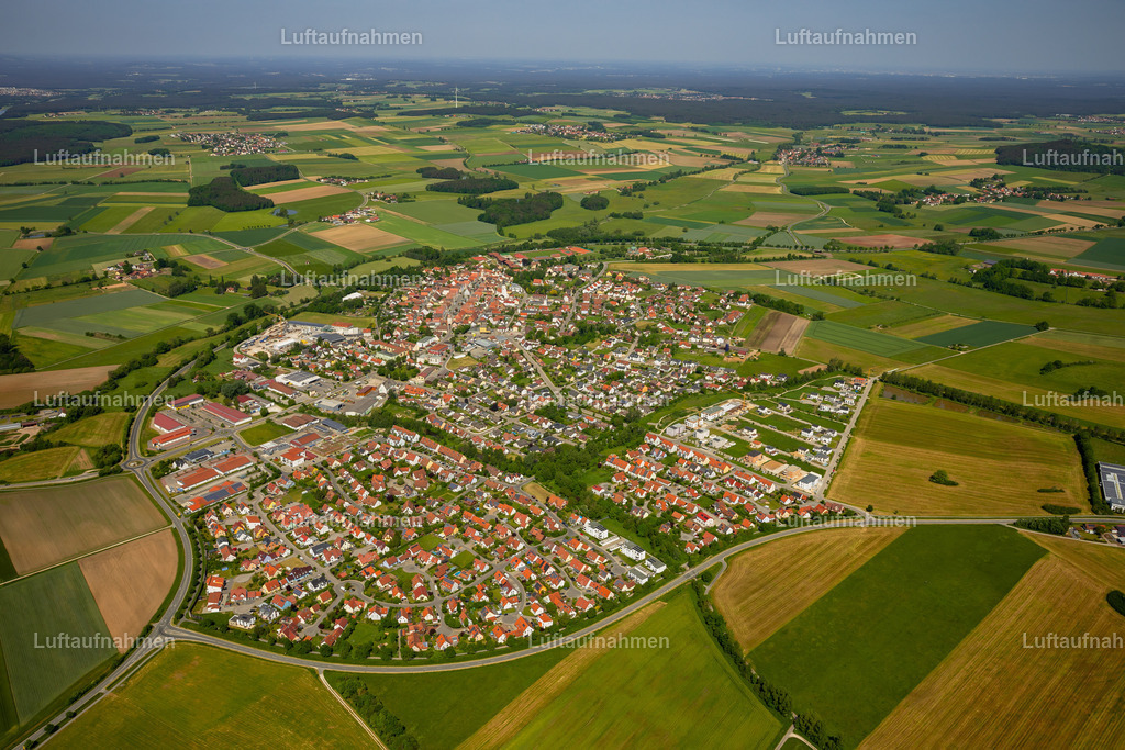 Luftaufnahmen zur Stadtplanung und Architekten mit Drohne oder Flugzeug.Mit Lizenz und Bildrechte bestellbar