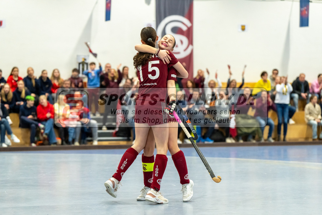 HK_20250223_102967 | Deutsche Meisterschaft wU14 Spiel um Platz 3  am 23.2.2025 Düsseldorfer HC, Düsseldorf