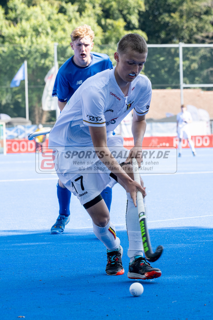 SFE_20230708_0027 | EuroHockey EM U18 Boys Belgium vs Scotland am 08.07.2023 in Krefeld (Gerd-Wellen-Hockeyanlage), Photo: Stephan Fehrmann 2023 (Sports-Gallery)