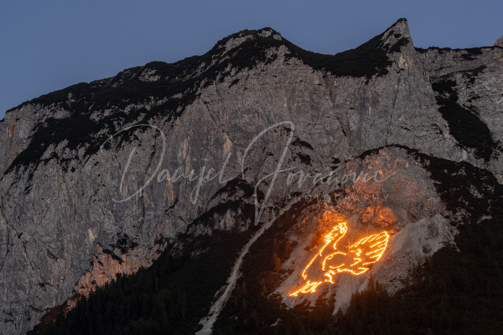Bergfeuer | Sonnwend Bergfeuer in der Tiroler Zugspitz Arena