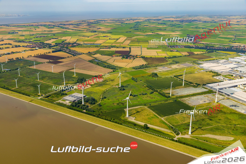 Luftbild Vs Google Maps  Larrelt  Emden -Das Luftbild wurde 2025 vom UL-Flugzeug heraus erstellt ( keine Drohnenluftbilder ) - Hochauflösende Luftaufnahme -Nicht vergleichbar mit Google Maps oder Satelittenbilder- Die Geschenkidee !Mit Lizenz und Bildrechte bestellbar