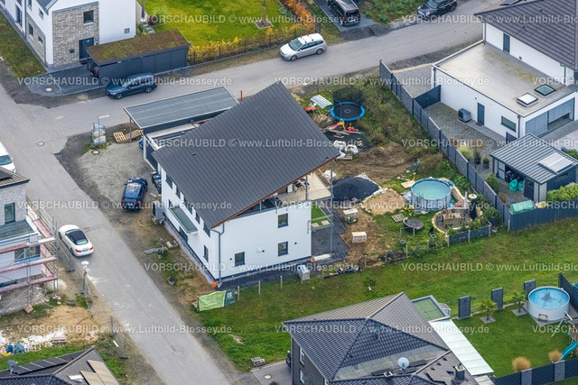 Hamm221011920 | Luftbild, Neubau Wohngebiet Auf dem Beisenkamp, schräggestelltes offenes Dach, Mitte, Hamm, Ruhrgebiet, Nordrhein-Westfalen, Deutschland