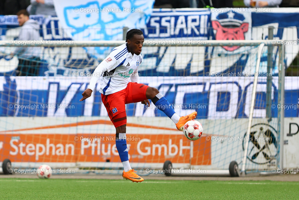 NH_HamburgerSVU21_KickersEmden_RegionalligaNord_19042026 | #11 Maurice Boakye (Hamburger SV U21)Fußball I Herren I Regionalliga Nord I Saison 2025-2026 I 30. Spieltag I Hamburger SV U21 - Kickers Emden I 19.04..2026 I Stadion Hoheluft
