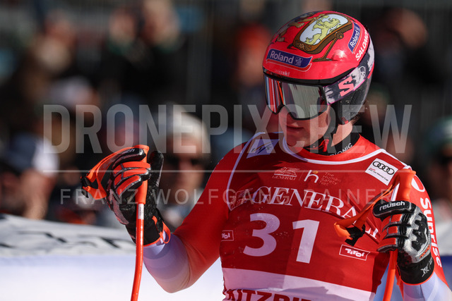 Audi FIS Ski World Cup: Men’s Slalom – Hahnenkamm Race, Kitzbuehel | Kitzbuehel, Austria, 25.Jan.26 - Alpine Skiing - FIS World Cup, Hahnenkamm Race, Slalom, men. The image shows BOISSET Arnaud (SUI, Salomon).