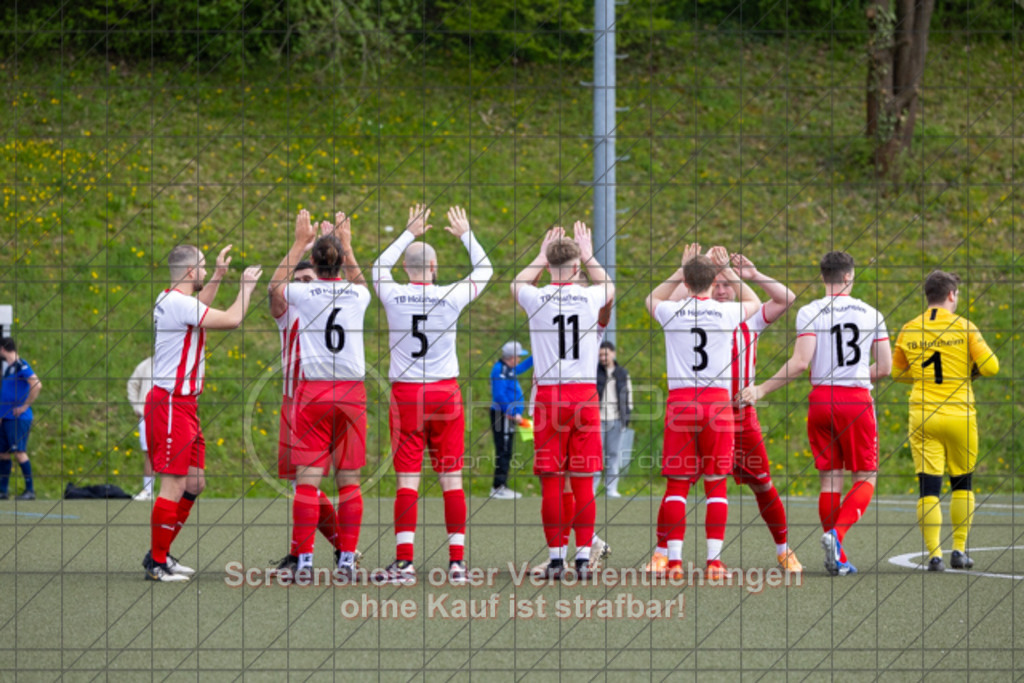 20250413_130203_0027 | #,TSG Salach II (blau) vs. TB Holzheim (weiß/rot), Fussball, Kreisliga B10 - Bezirk Neckar/Fils, 22. Spieltag, Saison 2024/2025, Kunstrasensportplatz, Staufenecker Straße 41, 73084 Salach, 13.04.2025 - 13:00 Uhr,Foto: PhotoPeet-Sportfotografie/Peter Harich