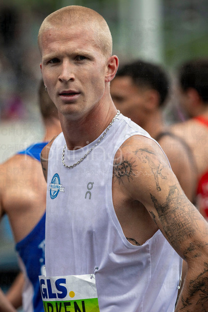 Deutsche Leichtathletik-Meisterschaften; Bochum-Wattenscheid, 26.07.2026 | Deutscher Meister über 1500m: Robert Farken (SG Motor Gohlis-Nord Leipzig); Deutsche Leichtathletik-Meisterschaften am 26.07.2026 im Lorheide-Stadion, Bochum-Wattenscheid (Nordrhein-Westfalen).