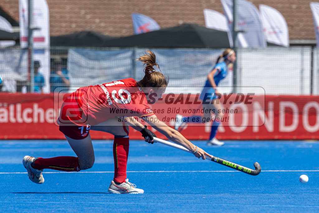 SFE_20230708_0013 | EuroHockey EM U18 Girls Belgium vs Scotland am 08.07.2023 in Krefeld (Gerd-Wellen-Hockeyanlage), Photo: Stephan Fehrmann 2023 (Sports-Gallery)