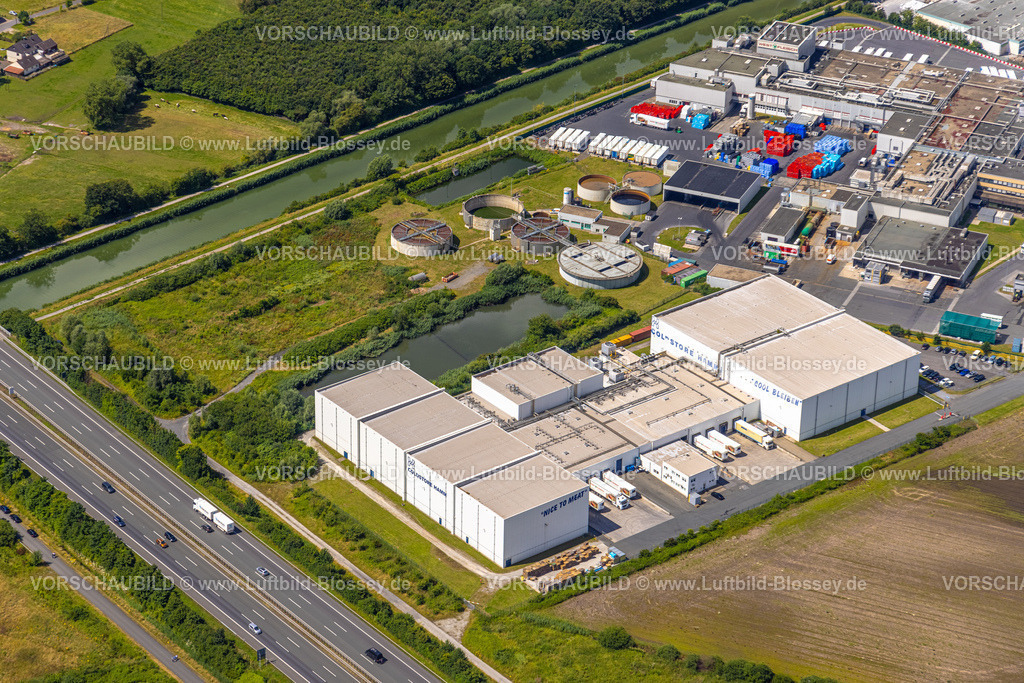 Hamm240707163 | Luftbild, Gewerbegebiet Zollstraße und Siegenbeckstraße mit Coldstore Hamm GmbH Kühlhaus, Uentrop, Hamm, Ruhrgebiet, Nordrhein-Westfalen, Deutschland
