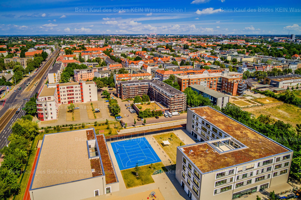 Magdeburg Stadtfeld Westring Grundschule und Liebknechtstraße-0008 | Stadtfeld Ost mit Schule bei Gieseler Halle - Realizado com Pictrs.com