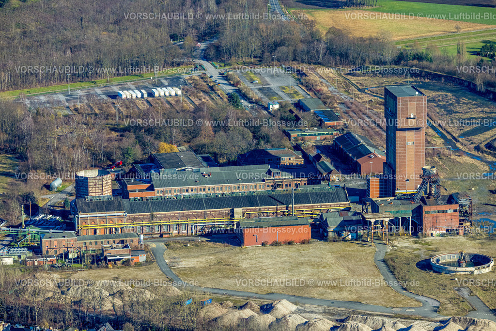Hamm230204757 | Luftbild, Hammerkopfturm Zeche Robert Bergwerk Ost, CreativRevier Heinrich Robert, Stadtbezirk Herringen, Hamm, Ruhrgebiet, Nordrhein-Westfalen, Deutschland