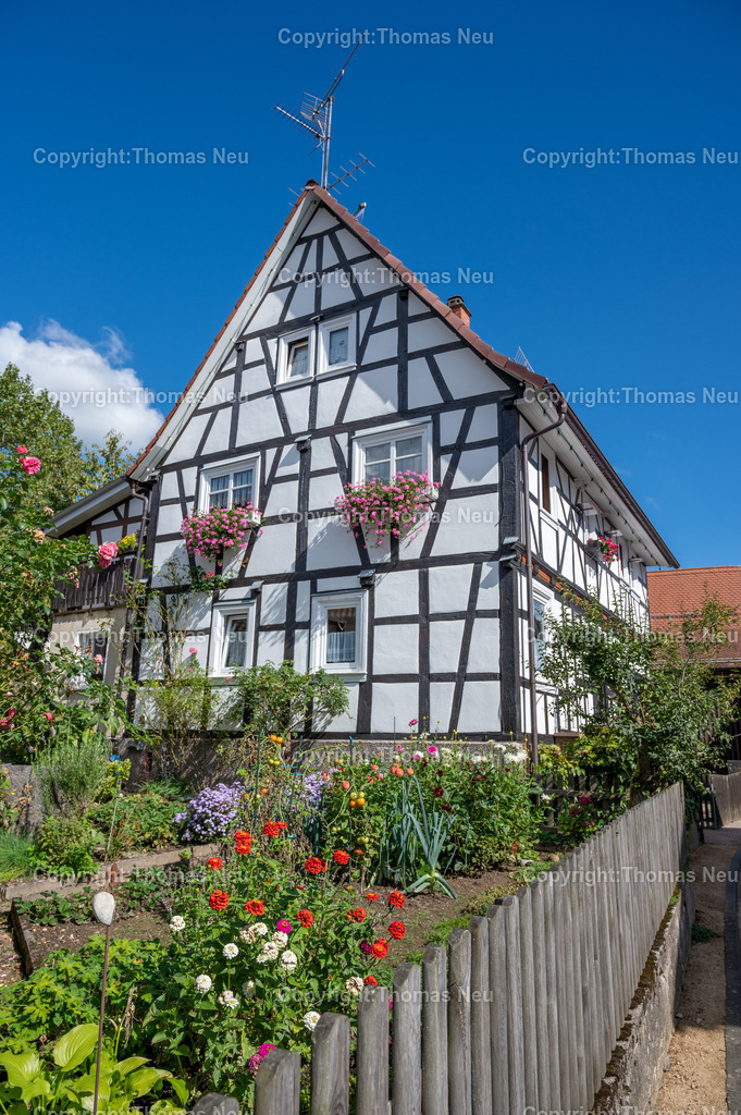 DSC_4649 | Der Lindenfelser Stadtteil Schlierbach , Fachwerkidylle,, Bild: Thomas Neu