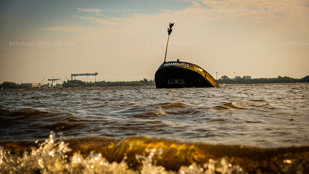 Schiffswracks von Blankenese | Die Schiffswracks von Blankenese machen das Falkensteiner Ufer zu einem ganz besonderen Ort.Besonders bei Ebbe kann man sie gut erkennen: Die Schiffswracks von Blankenese machen das Falkensteiner Ufer zu einem ganz besonderen Ort. Sie ragen mystisch und bizarr aus dem Wasser und erinnern an vergangene Tage der Hansestadt.  Heute dienen die Wracks als Wellenbrecher, um das Ufer zu schützen und gehören für viele Hamburger zur Hansestadt wie der Michel und die Reeperbahn. Besonders gut sieht man die Schiffswracks von Blankenese, wenn man bei Ebbe den Strandweg Richtung Falkensteiner Ufer direkt an der Elbe entlang spaziert. - Realisiert mit Pictrs.com