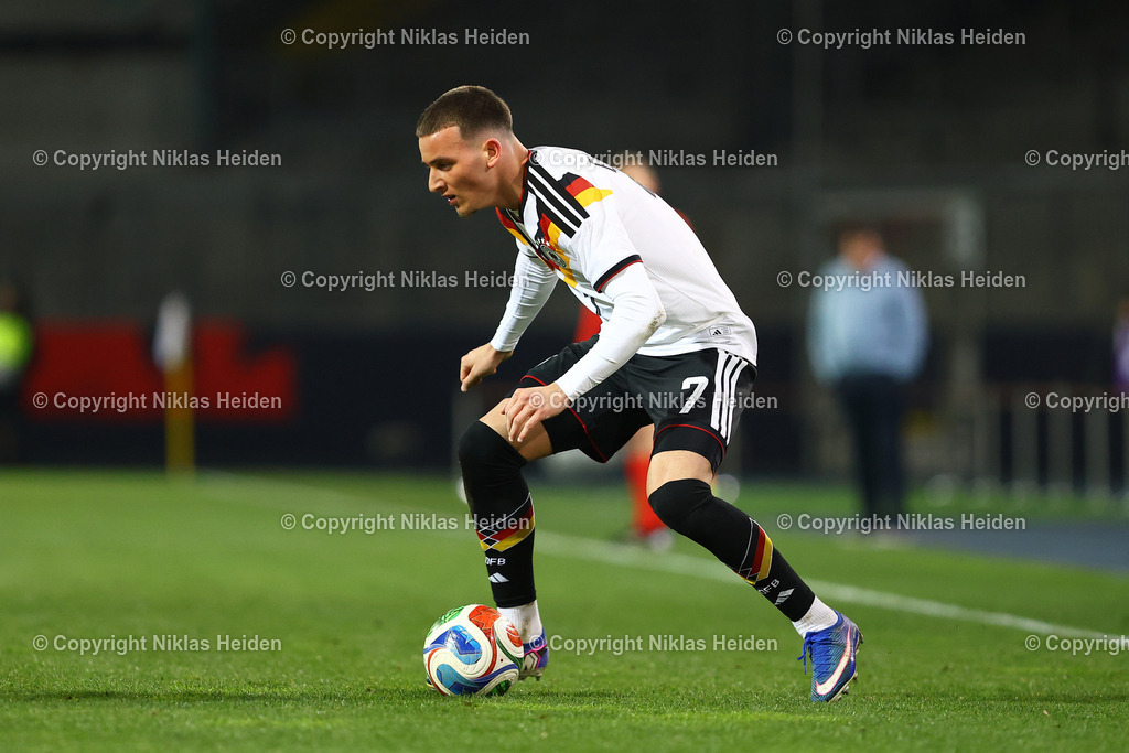 NH_DeutschlandU21_NordirlandU21_U21EMQualifikation_27032026 | #7 Said El Mala (Deutschland U21)Fußball I Junioren I U21-EM-Qualifikation I Saison 2025-2026 I 8. Spieltag I Deutschland U21 - Nordirland U21 I 27.03.2026 I Eintracht-Stadion