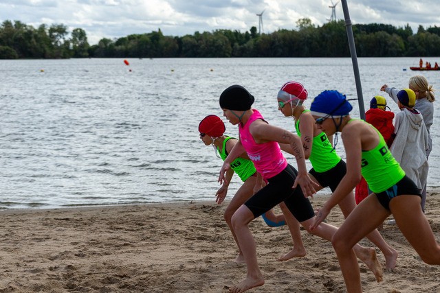 DLRG, Rettungssport, Beach- & Oceanevents, Landesmeisterschaften Freiwasser Rettungssport NRW 2025 13.09.2025 | Kalkar-Wissel, Deutschland - September, 13: Landesmeisterschaften Freiwasser Rettungssport NRW 2025 (Foto: Benedikt Lang (DLRG)) - Realisiert mit Pictrs.com