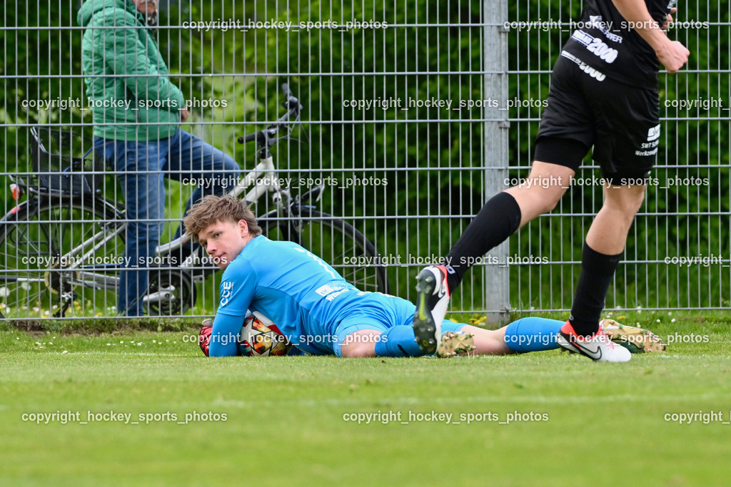 ASK Klagenfurt vs. SK Vorwärts Steyr 21.4.2024 | #1 Valerian Harald Hüttner SK Vorwärts Steyr, ASK Klagenfurt vs. SK Vorwärts Steyr 21.4.2024, ASK Klagenfurt vs. SK Vorwärts Steyr am 21.04.2024 in Klagenfurt (ASK Sportzentrum Fischl), Austria, (Photo by Bernd Stefan)
