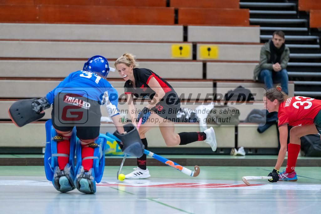 HK_20241214_100113 | 2. Bundesliga Halle Damen Crefelder HTC - DSD Düsseldorf am 14.12.2024 Halle Glockenpitz, Krefeld ,