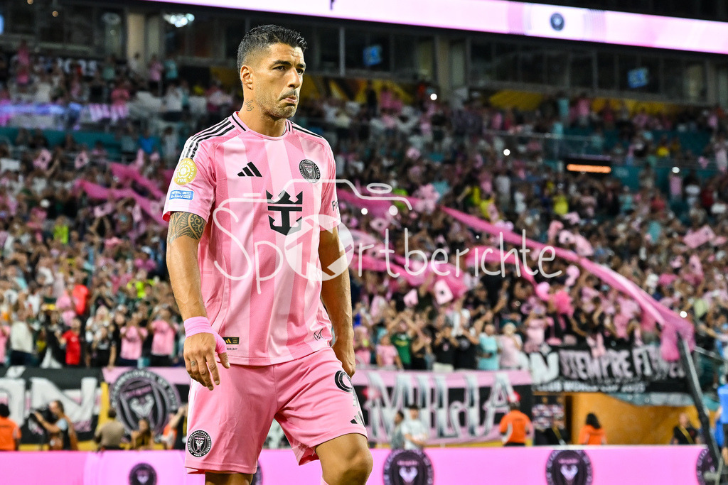 Inter Miami CF - Palmeiras Sao Paulo | im Bild Luis SUAREZ (Inter Miami 9) / Einzelfoto / Freisteller / FIFA Club World Cup: Inter Miami CF - Palmeiras Sao Paulo, Hard Rock Stadium am 23.06.2025 / NOT FOR SALE IN USA