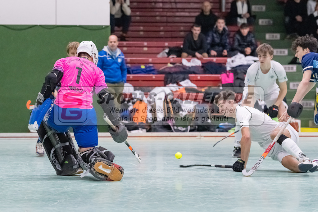 HK_20230304_105397 | Deutsche Meisterschaft MU16 Schwarz-Weiß Köln - Zehlend. Wespen  am 4.3.2023 RWK, Köln ,