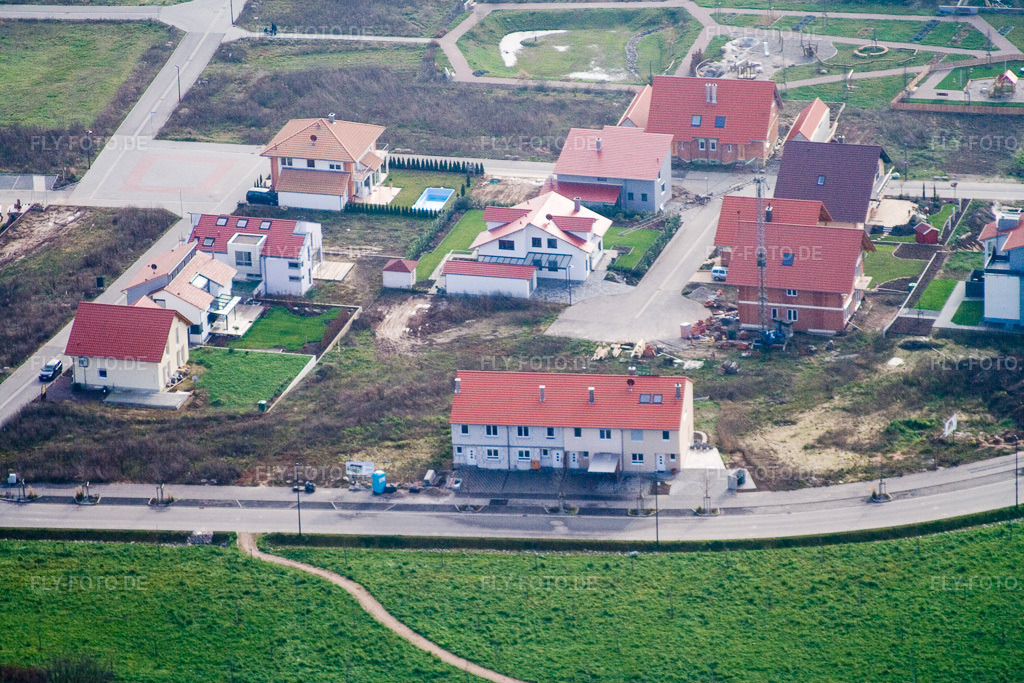 Luftbild: Am Höhenweg in Kandel im Bundesland Rheinland-Pfalz in Deutschland. Foto: IMG_14723.jpg vom 26.11.2008 durch Werner Riehm/FLY-FOTO.de