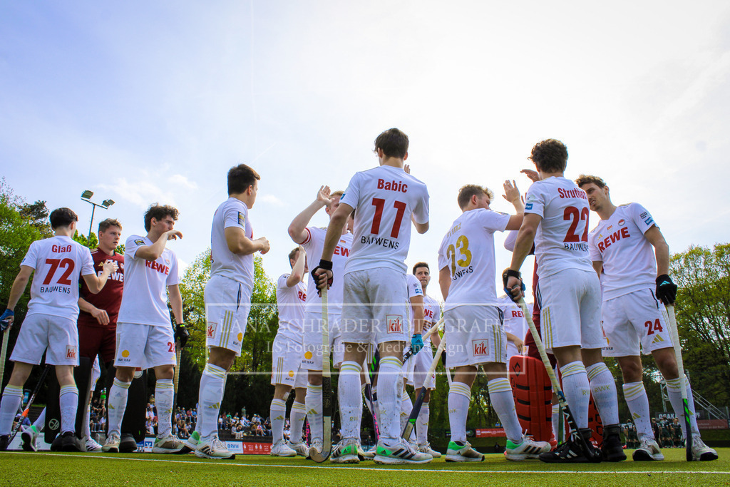 Bundesliga Herren HTC Uhlenhorst Mülheim - Rot-Weiß Köln 13.04.24 Mülheim-122 | lanaschraderfotografie - Realisiert mit Pictrs.com