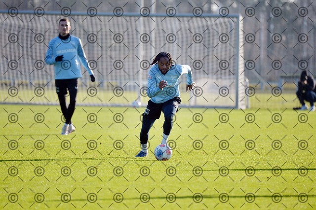 RGE_7193b | Hertha BSC, 2.Bundesliga, Herren, Training, Saison 2025/26, im Bild: Deyovaisio Zeefuik, ( Hertha BSC ), Fotograf: Ralf Gebhardt - Realisiert mit Pictrs.com