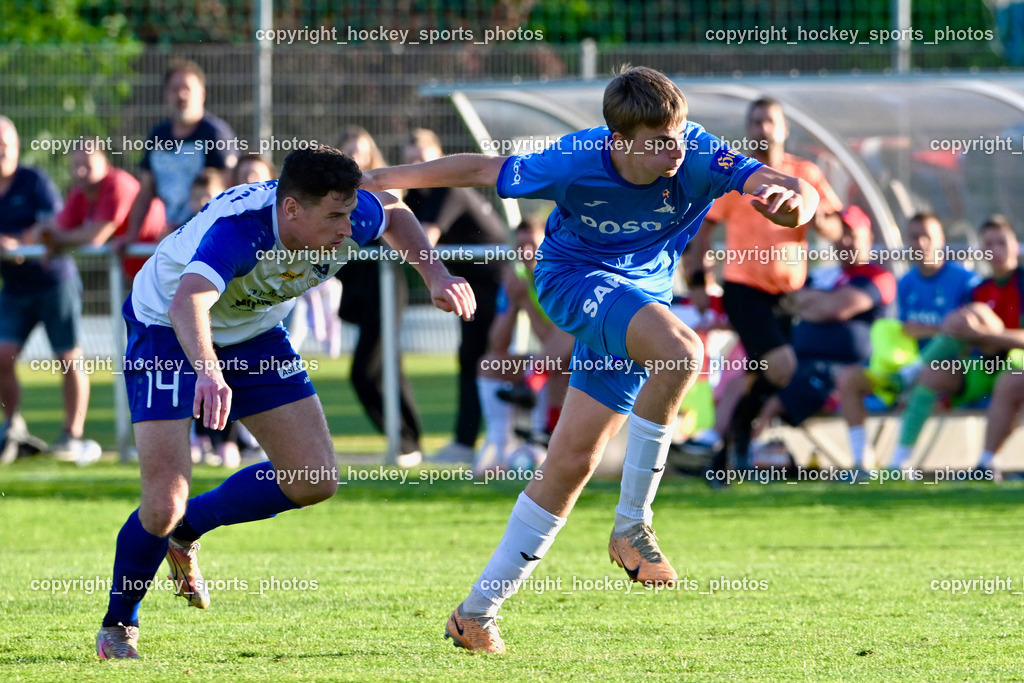 SAK vs. SK Treibach | #14 Luka Gajic SAK, #5 Jakob Geister SAK, SAK vs. SK Treibach, SAK vs. SK Treibach am 29.05.2024 in Klagenfurt (Sportpark Welzenegg), Austria, (Photo by Bernd Stefan)