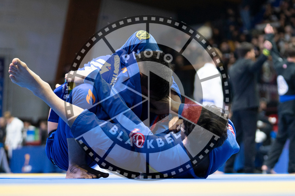 20240119PBB1816 | Fighters compete during the IBJJF European Championship in Paris, France, on January 19, 2024.