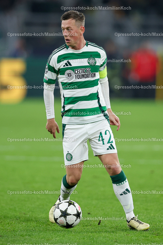 BVB01102402241 | 01.10.2024, Fußball, UEFA Champions League, Borussia Dortmund - Celtic Glasgow, 2. Spieltag, Signal Iduna Park, Saison 2024 2025: Callum McGregor Celtic #42)