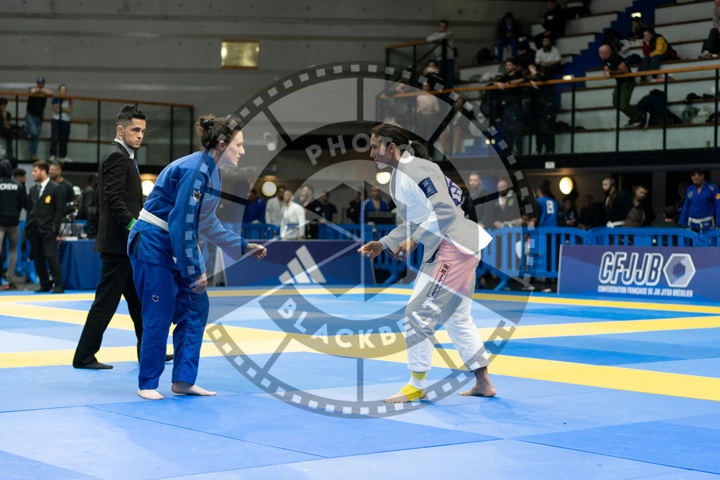 20240119PBB3223 | Fighters compete during the IBJJF European Championship in Paris, France, on January 19, 2024.