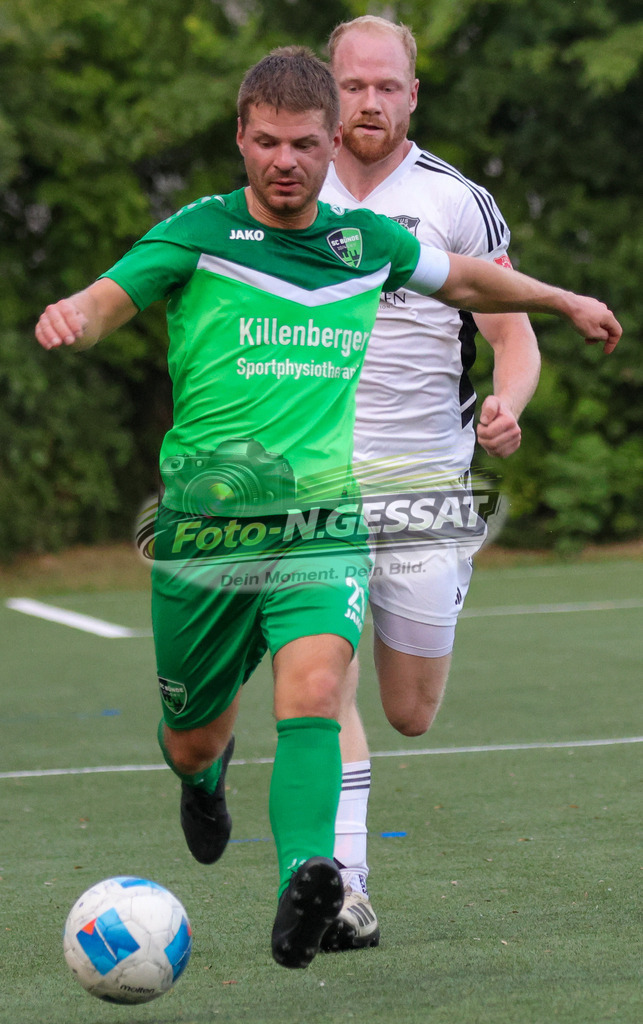 SC Bünde - TuS Bexterhagen | Auf dem Bild zu sehen: grün SC Bünde: ; weiß TuS Bexterhagen:  SC Bünde, TuS Bexterhagen, Saison 26/27, Testspiel, Hunnebrock, Deutschland - Realisiert mit Pictrs.com