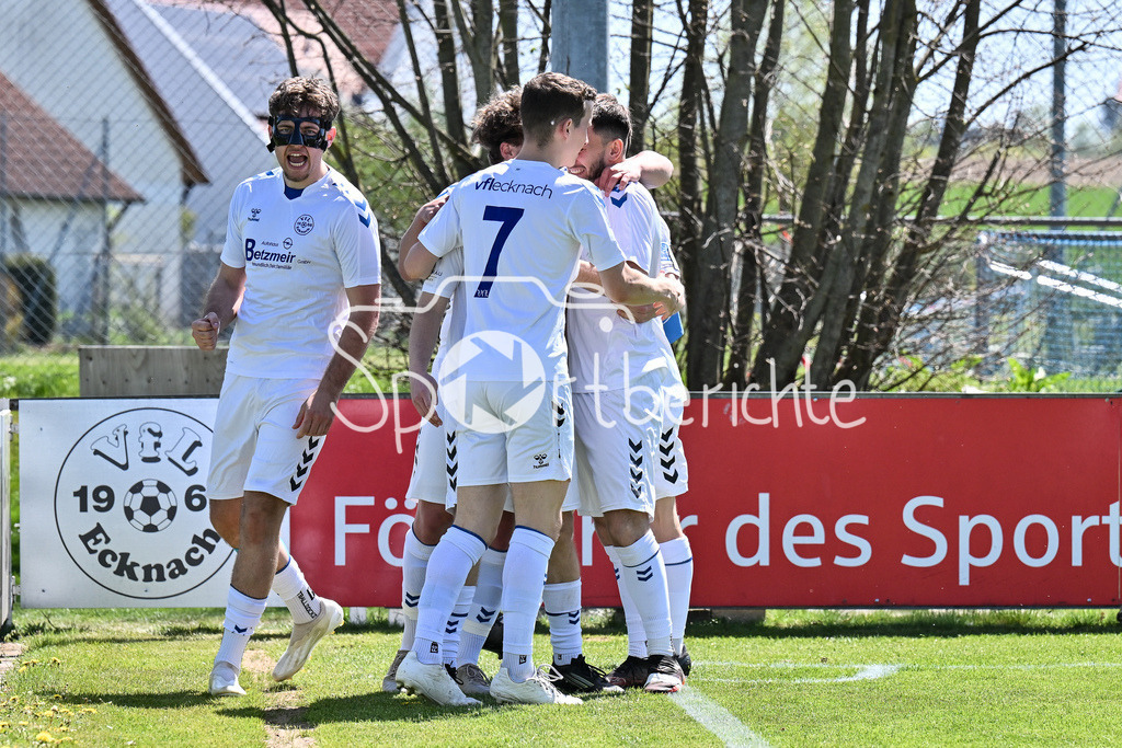 VfL Ecknach II - TSV Kühbach | Jubel nach Treffer zum 1-0 durch VfL 16