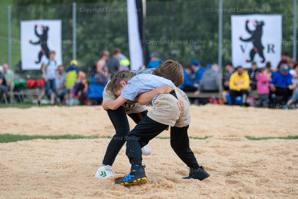 Schwingen -  Appenzeller Kantonal Nachwuchsschwingertag 2024 | Hundwil, 6.7.24, Schwingen - Appenzeller Kantonal Nachwuchsschwingertag.
