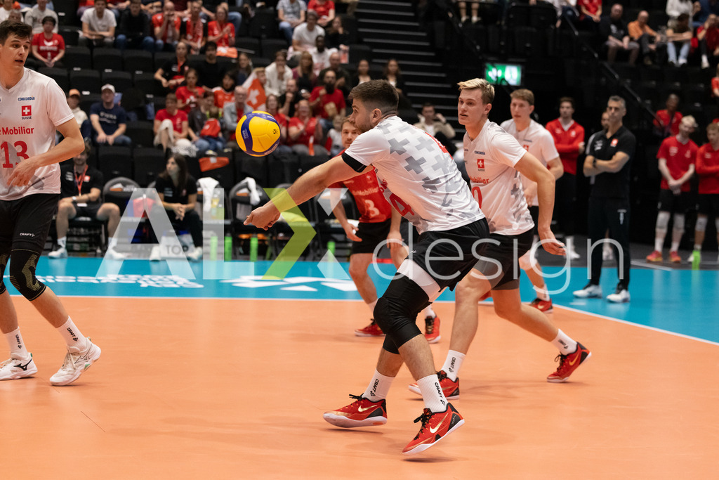 Luxembourg v Switzerland - CEV European League Men | KRIENS, SWITZERLAND - JUNE 12: BRUNO JUKIC of Switzerland during the CEV European League match between Luxembourg and Switzerland at Pilatus Arena on June 12, 2026 in Kriens, Switzerland. - Realisiert mit Pictrs.com