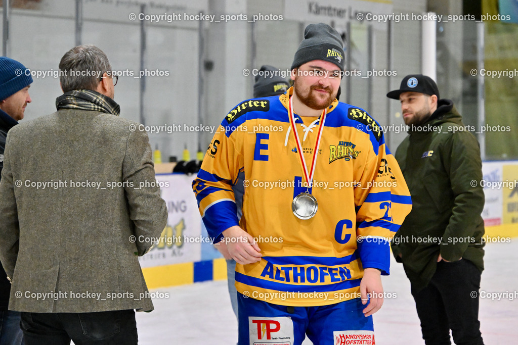 ESC Steindorf vs. EHC Althofen 8.3.2024 | ESC Steindorf vs. EHC Althofen 8.3.2024, ESC Steindorf vs. EHC Althofen Meisterfeier am 08.03.2024 in Steindorf (Ossiachersee Halle), Austria, (Photo by Bernd Stefan)